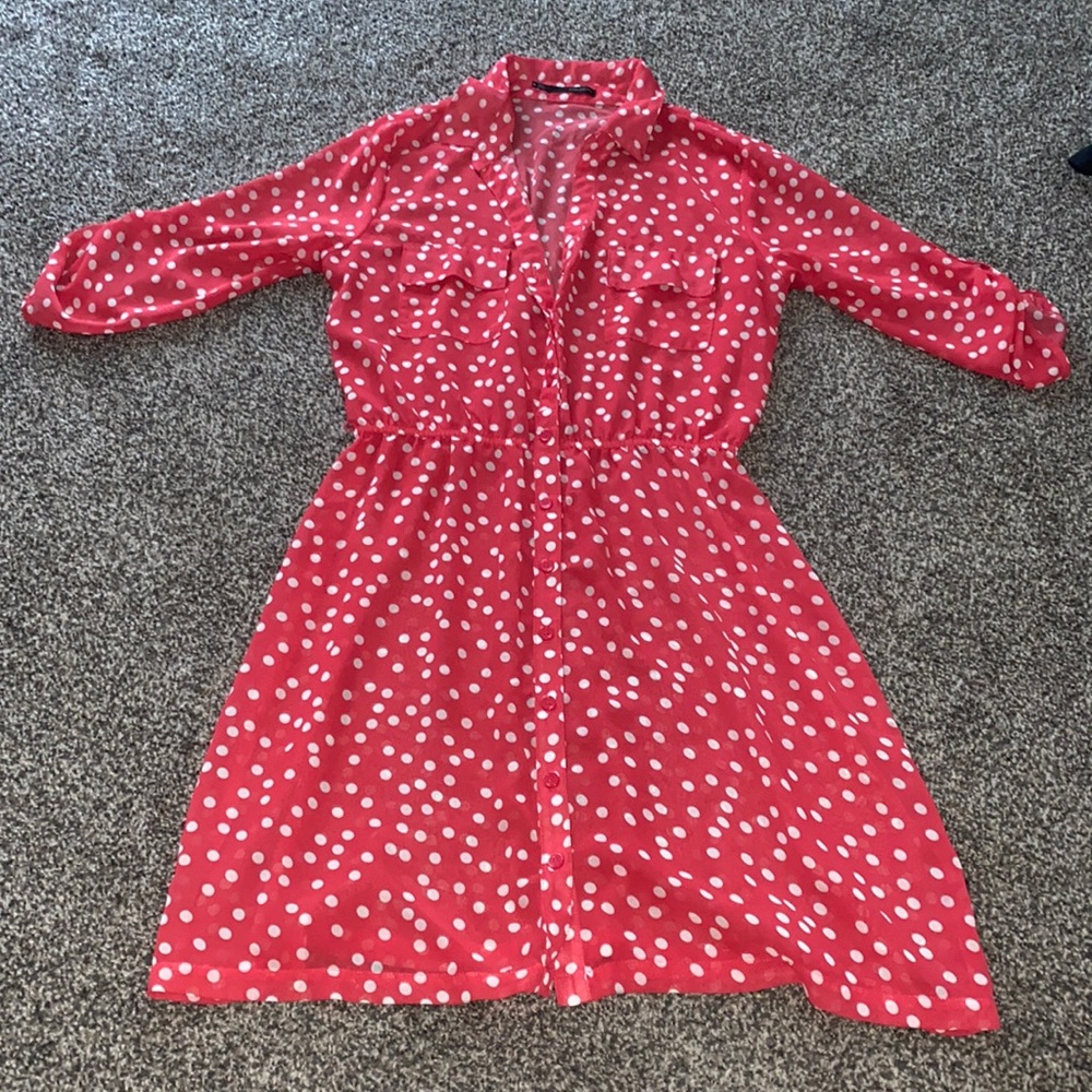 Maurices pink dress. Size medium.
